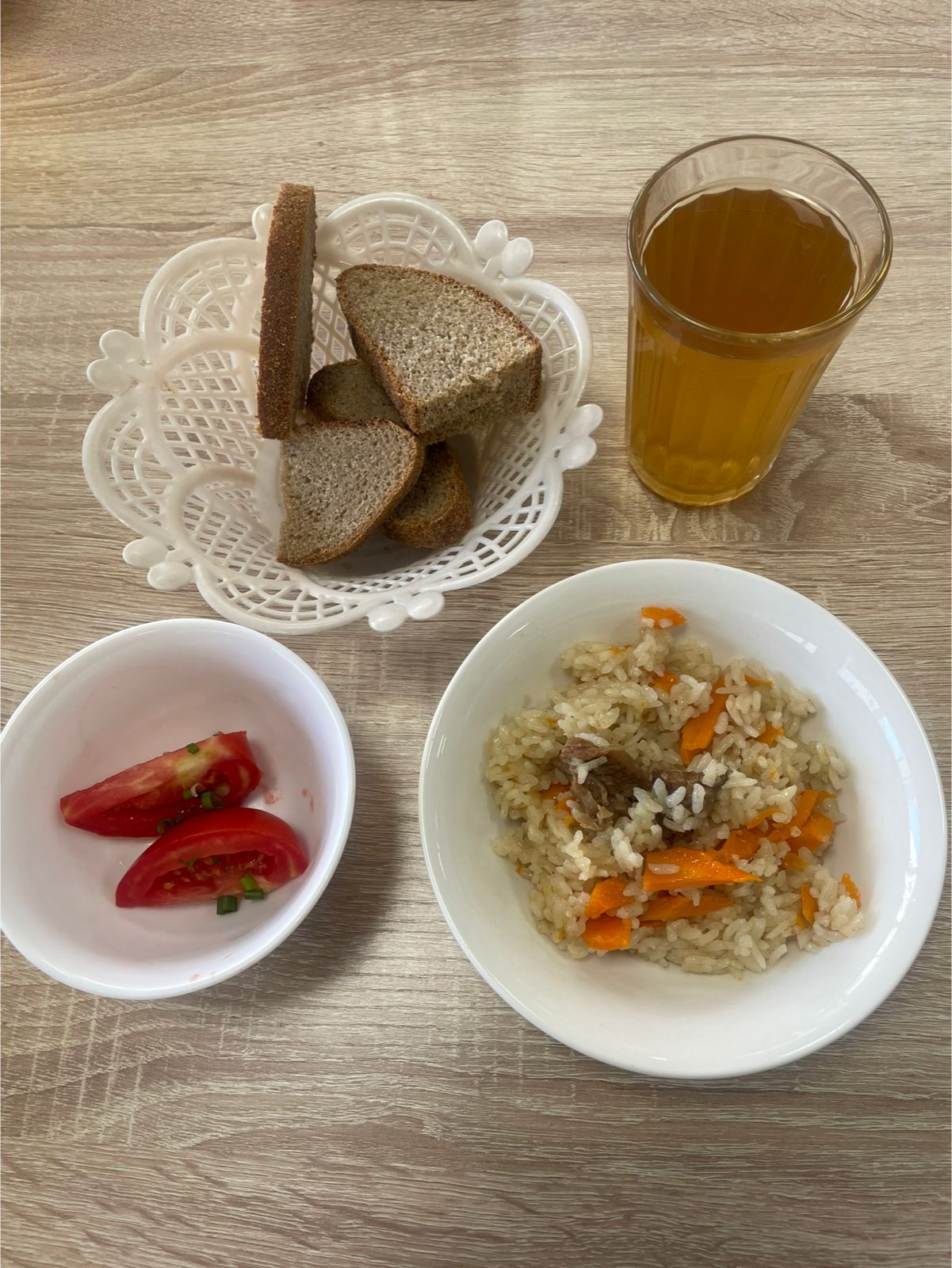 Ыстық тамақ (ас мәзірі бойынша)