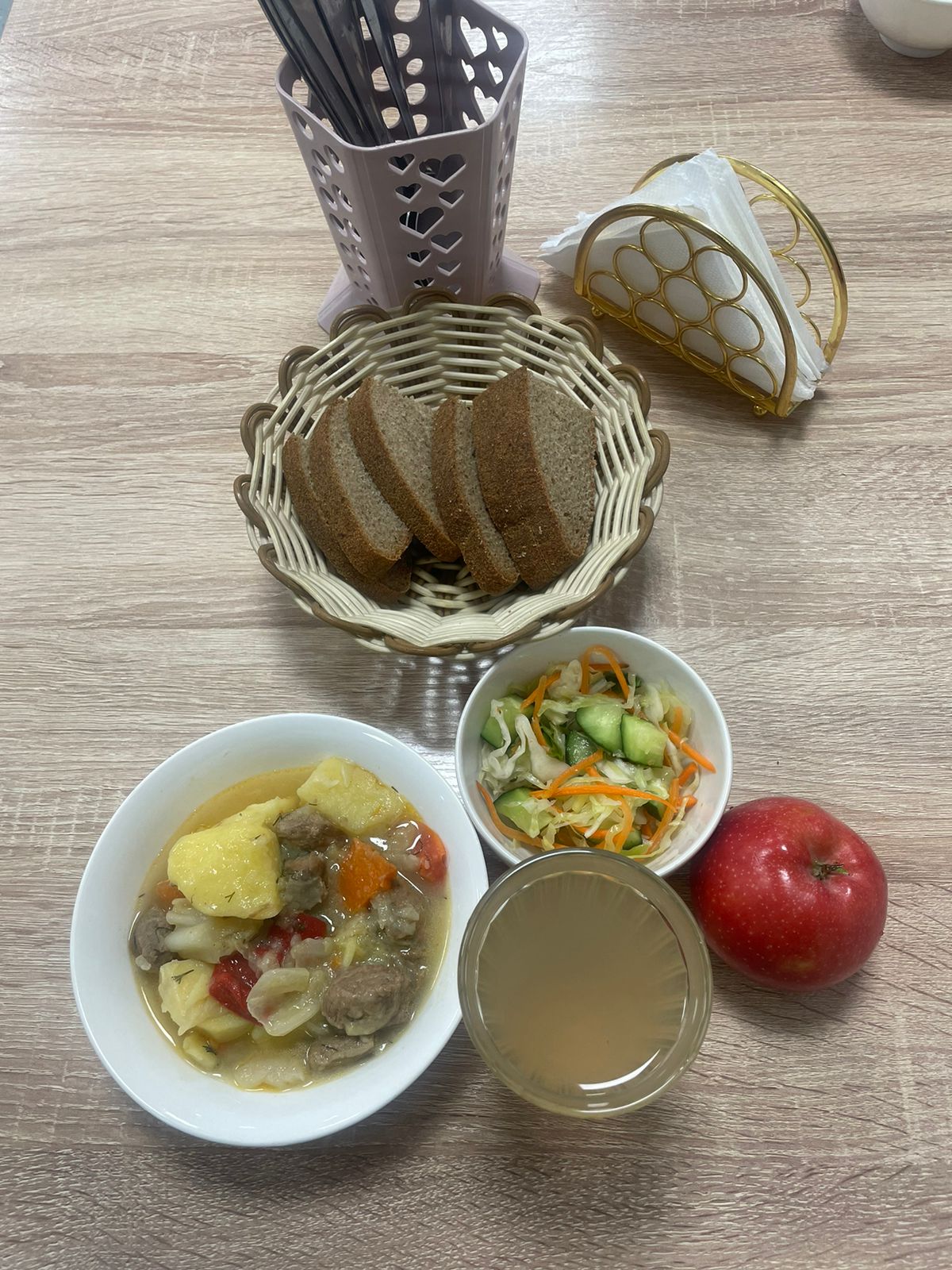 Ыстық тамақ (ас мәзірі бойынша)